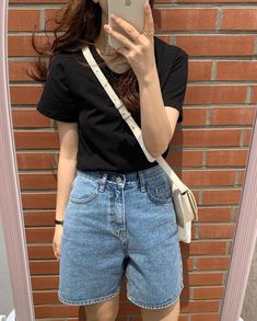 Browser Extensions, Casual College Outfits, Korean Casual Outfits, K Fashion, Everyday Fashion Outfits, Casual Day Outfits, Looks Street Style, Looks Black, 가을 패션