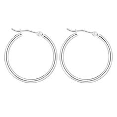 14K Gold Polished Round Tube Hoop Earring   A simple yet fashionable hoop that is perfect for any occasion.   What You Get       Approx. 1.15gr      Approx.15/16"L x 1/16"W     14K     Hinged clasp Classic Hoop Jewelry With Simple Design, Classic Hoop Earrings With Simple Design, Classic Simple Hoop Earrings, Holiday Organization Storage, Royal Chain, Holiday Storage, Mobile Shop, Gold Polish, Men Necklace