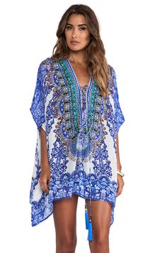 Camilla Short Lace Up Kaftan Silk Kaftan, Revolve Clothing, Estilo Boho, Beach Dresses, Outfits Casuales, Passion For Fashion, Lace Shorts