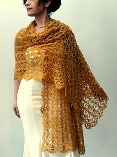 Mustard wedding shawl MATERİAL: Mohair, wool, acrylic. COLOR: Mustard as shown COLORS: White, cream, light gray, dark gray, champagne (rose), burgundy, obergine (plum), pale mint, pale aqua, cinnamon, cobalt blue, red, navy blue, mustard, pink, black. MEASUREMENTS: Approximately 18 inches wide (45 cm) / 71 inches long ( 180 cm ) CARE INSTRUCTIONS: For best results, hand wash in cold water & lay flat to dry. More shawls and wraps in my shop: https://www.etsy.com/shop/Minnoshko?ref=l2-shophead Yellow Shawl, Mustard Wedding, Crochet Lace Scarf, Bridal Shrug, Mohair Scarf, Champagne Rose, Bridal Cover Up, Mexican Fashion, Outdoor Fall Wedding