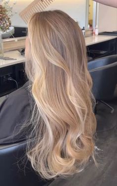 Types Of Blonde Balayage, Ash Blonde Blowout, Low Matinee Blonde, Dark Blonde To Light Blonde Ombre, Bleached Brunette Hair, Champagne Beige Blonde Hair, Warm Old Money Blonde, Healthy Blonde Hair Aesthetic, Blonde Beach Highlights