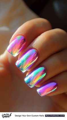 New Years Nail Design Ideas: Stunning Looks to Ring in 2025 - My Life Made Disco Nails Designs, New Years Nail, Disco Nails, New Years Nail Designs, Glitter Manicure, Seasonal Nails, Nail Design Ideas, Metallic Nails, Halloween Nail Designs