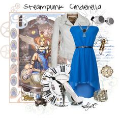 "Steampunk Cinderella Inspired Outfit" by rubytyra on Polyvore Steampunk Cinderella, Cinderella Inspired Outfit, Disney Closet, Cinderella Fashion, Steampunk Kids, Disney Princess Inspired Outfits