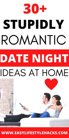 DATE NIGHT IDEAS AT HOME COUPLE SITTING ON COUCH Creative Dates