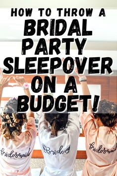 A bachelorette party sleepover is a super fun ideas for a bridesmaid party, bridal shower, bridesmaid party ideas, or fun wedding activities. Includes fun bachelorette parties ideas on a budget, sleepover fun for adults, best bachelorette party games, creative bachelorette party themes, and more fun ideas for parties for weddings! #bacheloretteparty #bridalparty #weddingactivities #weddingweekend Sleepover Adult Party, Bridesmaid Party Ideas, Bridal Sleepover, Bachelorette Sleepover Party, Bachelorette Party Sleepover, Bachelorette Parties Ideas, Bachelorette Slumber Parties, Bachelorette Party Budget, Bachelorette Sleepover