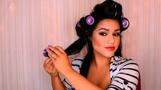 How to: Long lasting curls using hot rollers on your Luxury For Princess Hair Extensions - YouTube Rollers Long Hair, Using Hot Rollers, Hot Curlers, Heated Rollers, Roller Curls, Lasting Curls, Easy Hairdos, Curls For Long Hair, Beauty Rituals