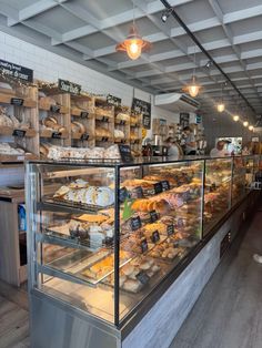 a bakery filled with lots of different types of food