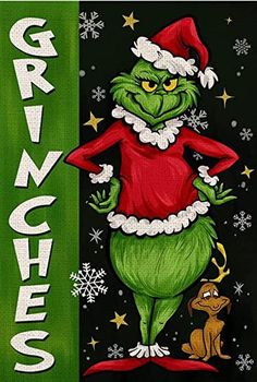 an image of the grinch christmas sign