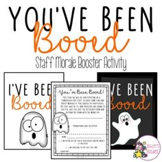 you've been bood book and craft activity for halloween