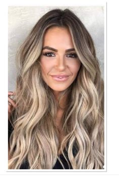 Blonde Lowlights, Truss Hair, Beach Wave Hair, Trendy Hair Color, Brown Blonde Hair, Long Blonde, Hair Color Balayage, Long Blonde Hair, Blonde Balayage