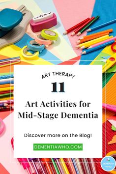 Engage your loved ones with 11 specially designed art activities for mid-stage dementia. These projects offer a balance of cognitive stimulation and emotional support, helping to maintain connections and provide joy. Perfect for caregivers looking for meaningful and manageable activities. Alzheimers Art Projects, Cognitive Stimulation Therapy Activities, Crafts For Memory Care Patients, Activities For Seniors Memory Care, Art Activities For Seniors, Dementiability Activities For Men, Dementiability Activities Crafts, Intergenerational Activities Ideas, Easy Crafts For Seniors Nursing Homes