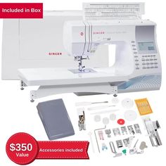 the sewing machine is on sale for $ 350