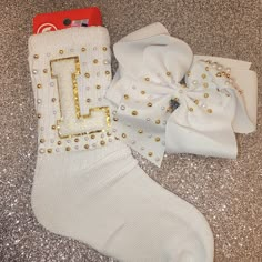 "Put your name on your feet with our custom slouch socks featuring a patch initial. Stay trendy and show off your unique style. These socks are perfect for lounging or as a gift for friends and family. Make a statement with every step!" Custom Best Friend Gifts, Homecoming Gift Ideas, Junk Socks With Charms, Junk Socks, Crazy Socks For Kids, Patches Ideas, Bedazzled Shoes Diy