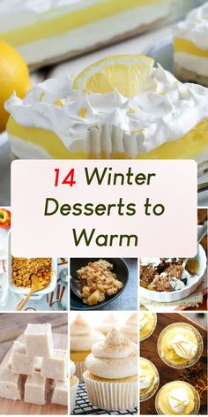 Cozy up with these delicious winter dessert recipes. From classic cookies to decadent cakes, discover new sweet treats to brighten up your cold winter nights. Winter Treats Recipes, No Bake Winter Dessert, Winter Desserts Fancy, Easy Winter Desserts Simple, Winter Trifle Desserts, Warm Desserts Winter, January Desserts, Chicken Seasoning Recipes, Eggnog Fudge