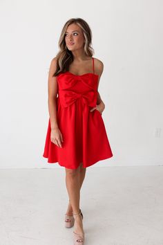 By My Side Mini Dress In Red Product Details: Adjustable spaghetti straps Bow detains at bust Smocking at back Mini dress Pink Lace Tops, Sheer Lace Top, Hot Shots, My Side, Dress Romper, Sheer Lace, Trending Now, Smocking, Spaghetti Strap