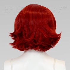 Short Red Wig, Epic Hairstyles, Dark Red Wig, Scarlett Hair, Red Hair Costume, Hair Campaign, Miraculous Aesthetic, Style Bangs, Mushroom Aesthetic