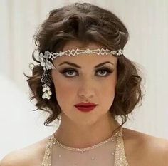 The Pure and Sexy Hairstyles of 1920s | Goodyardhair-The ... 1920s Long Hair, Look Gatsby, Fantastic Hairstyles, Flapper Headpiece, 1920s Hair, Marley Hair