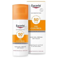 UV light is the main cause of sun-induced skin damage, but high-energy visible (HEVIS) light can also induce free radicals that cause further stress to skin.
Eucerin Sun Gel-Cream Oil Control SPF 50+ is unperfumed and has an ultra-light, non-greasy texture. Clinical and dermatological studies prove good skin tolerability on sensitive and acne-prone skin.
*Meeting the high standards for UVA and UVB protection defined by Cosmetics Europe. The levels of UVA protection are higher than the EU recommendation.
Eucerin Sun Gel-Cream Oil Control SPF 50+ is an everyday facial sunscreen for oily and acne-prone skin.
Key ingredients in Eucerin Oil Control Sun Gel-Cream Dry Touch SPF50+:
The Advanced Spectral Technology combines broadband and photostable UVA and UVB filters* for very high UV protection Eucerin Oil Control, Sun Allergy, Facial Sunscreen, Anti Aging Face, Protector Solar, Sun Cream, Oil Control, Gel Cream, Face Oil