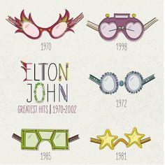 an image of the history of glasses and their evolution in photoshopped style on paper