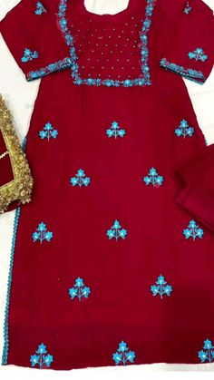 Designer Suits For Wedding, Latest Punjabi Suits, Suits For Wedding, Boutique Suits, Bead Embroidery Tutorial, Embroidery Tutorial, Punjabi Suit, Embroidery Suits