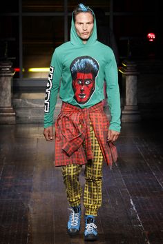 Moschino Fall 2016 Menswear Fashion Show Trend Board, Ugly Outfits, German Outfit, Catwalk Collection, Menswear Fashion Show, Menswear Fashion, Print Trends