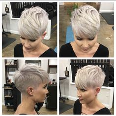 Pixie Haircut Ideas, Edgy Pixie Haircuts, Pixie Hair, Blonde Pixie Cuts