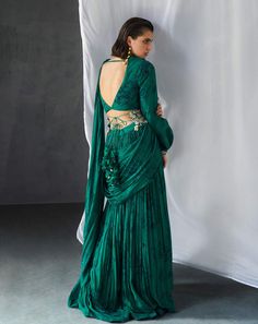 Editor's Note Presenting a captivating ensemble: our teal and black blossom print pallazo sari, elegantly adorned with an embroidered cutwork belt. This unique fusion of a sari and palazzo pants is a celebration of modern style and sophistication, perfect for making a fashion statement at any occasion. Blue Bollywood Embroidered Palazzo Set, Teal Formal Dress Sari Inspired, Luxury Semi-stitched Embroidered Palazzo Set, Semi-stitched Long Sleeve Palazzo Set With Intricate Embroidery, Blue Embellished Semi-stitched Palazzo Set, Personal Shopping Service, Blossom Print, Palazzo Pants, Cut Work