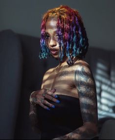 Intricate Hairstyles, Doing Makeup, Dreadlock Style, Dreadlock Styles, Dyed Hair Inspiration, Dyed Natural Hair