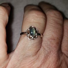 Handmade By Me And Brand New Sterling Silver Green Stone Ring, Please See Pictures For Ring Size And Ring Weight And I Can't Bundle This Item Thank You Debbie Snelbaker Rings Green, Green Stone Ring, Green Stone Rings, Ring Color, Green Stone, Pretty Jewellery, Stone Ring, Promise Ring, Womens Jewelry Rings