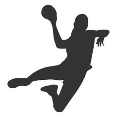 the silhouette of a basketball player is shown in black and white, with an outstretched hand