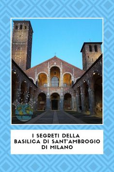 the front cover of a book with an image of a building and two tall towers