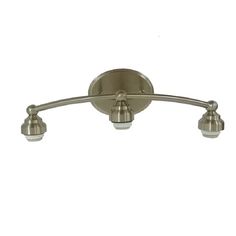 three light bathroom fixture in an antique brass finish