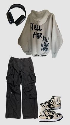 Outfit Inspo Streetwear, Streetwear Outfit Ideas, Baggy Clothes, 2000s Fashion Outfits, Swaggy Outfits, Cute Everyday Outfits, Total Body, Casual Style Outfits, Lookbook Outfits