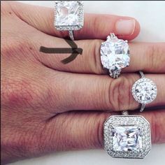 Silver Color Plated In A High Quality Fashion Statement Ring With An 8 Carat Style Center Cubic Zirconia Stone And Pave Style Chips. 1 8 Carat Engagement Ring, Engagement Ring Color, Ring Color, Womens Jewelry Rings, Quality Fashion, Statement Ring, Silver Color, Fashion Statement, Statement Rings