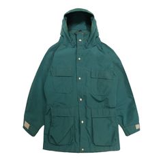 Vintage LL Bean Baxter State Parka Windbreaker Light Jacket Size Large Teal Condition/Description Excellent condition.  Photos will highlight any imperfections on the item. Please refer to the photos to see the specific condition of the item.  Measurements: Pit to pit - 22" Length - 28" Collar to cuff - 29" Due to the nature of vintage clothing, size in title may not accurately represent the measurement of the item. Please refer to the measurements above to ensure the right fit. CONDITION LEGEND Green Utility Outerwear With Pockets, Classic Green Sport Coat For Outdoors, Classic Green Sport Coat For Outdoor, Green Outdoor Outerwear With Multiple Pockets, Green Outerwear With Multiple Pockets For Outdoor Activities, Classic Green Utility Jacket For Outdoor, Green Utility Outerwear For Outdoor, Green Utility Jacket With Flap Pockets For Outdoor, Green Windbreaker With Multiple Pockets For Winter