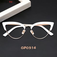 Fashion Reading Glasses, Cheap Glasses, Funky Glasses, Cat Eye Eyeglasses, Trendy Glasses, Eyeglass Lenses, Eye Glasses Frames