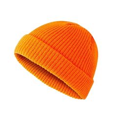 Read the product description carefully, especially the material and size of the product. If you have any questions, please leave a message. Womens And Mens Winter Knitted Beanie Hat with Faux Pom Warm Knit Cap Beanie Hats for Women And Mens Specification: Gender: Adult material: Wool Head size: 24X27CM/9.4-10.6" Fashionable, stylish and easy to carry. A very delicate and soft one-comfortable and stylish to wear! Cute and stylish, hot and popular! Note: Due to differences in light and screen, the color of the product may be slightly different from the picture. Please understand that Package includes: 1x hat Size: One Size.  Color: Multicolor.  Gender: female. Orange Beanie, Brimless Hat, Men's Beanies, Beanie Hats For Women, Fashion Cap, Wool Caps, Knitted Beanie, Leather Hats, Outdoor Fashion