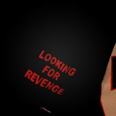 the words looking for refuge are displayed in red on a black background with an arrow