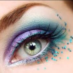 Purple and teal Purple Makeup Looks, Fantasy Make-up, Dress Models, Purple Makeup, Mermaid Makeup, Fantasy Makeup, Makeup Designs, Costume Makeup, Her Eyes