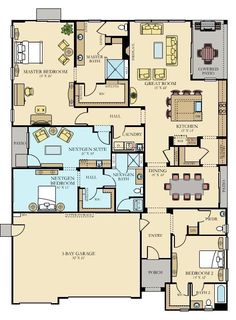 the floor plan for a two bedroom apartment with an attached kitchen and living room area