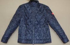 Mens Navy Blue Quilted Bomber Jacket. Made of polyester material. Waterproof material makes it perfect for fall and spring weather.  Available in Small, Medium and Large sizes. Blue Windproof Outerwear For Spring, Spring Blue Windproof Outerwear, Blue Quilted Jacket For Outdoor Fall Activities, Blue Quilted Jacket For Fall Outdoor Activities, Blue Quilted Jacket For Fall Outdoor, Navy Nylon Outerwear For Spring, Navy Nylon Spring Outerwear, Casual Blue Quilted Jacket For Outdoor, Casual Blue Quilted Outdoor Jacket