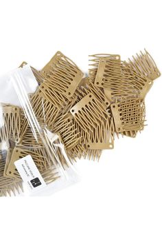 combs plastic clips convenient for hair full lace wigs cap accessories styling tools (blonde) Plastic Clips, Full Lace Wig, Styling Tools, Lace Wigs, Wig Hairstyles, Beauty And Personal Care, Black Women