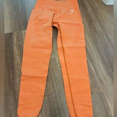 Size Small, Gymshark Orange Leggings Never Worn Orange Leggings, Gymshark Leggings, Colorful Leggings, Color Orange, Pant Jumpsuit, Pants For Women, Leggings, Orange, Pants