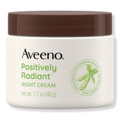 Positively Radiant Night Cream - BenefitsThis intensive moisturizing cream works while you sleep so you wake up looking fresh and luminousThis toning face and neck cream has been shown to visibly even skin tone and texturePositively Radiant collection is designed to enhance your natural radianceSuitable for nightly use, it is oil-free, hypoallergenic & non-comedogenic, so it won't clog poresA hydrating night cream from a dermatologist recommended skincare brandKey IngredientsMade with Vitamin B3