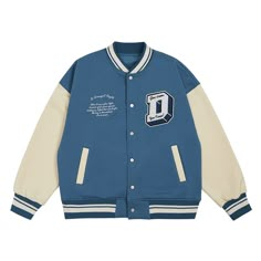 This INFLATION Patchwork Embroidered Oversized Thick Fleece Varsity Jacket is the ultimate winter essential! Combining vintage vibes and eye-catching style, this highly insulating jacket ensures you stay warm and comfortable all season long. With luxuriously thick fleece, oversized fit and stylish patchwork embroidery, it's sure to keep you cozy and looking great! Baseball Jacket Style, Pola Jaket, Vintage Varsity Jacket, Unique Jackets, Moda Streetwear, Streetwear Mode, Oversized Streetwear, Varsity Jacket Men, Baseball Varsity Jacket