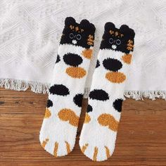 1Pair Women's Autumn Winter thickening Animal Coral Velvet Warm Tube Socks Feature: 100% brand new and high quality. Quantity: 1 Pair Style: Fashion,Sweet Material:Cotton Blend Size: One Size.  Color: Multicolor.  Gender: female.  Age Group: adult. Paws Socks, Fleece Socks, Fluffy Bedding, Bed Socks, Paw Pattern, Cat Socks, Fuzzy Slippers, Fuzzy Socks, Winter Socks