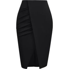 Hot Item *Comfortable Fabricsoft, Breathable And Stretchy Fabric Of Kate Kasin High Waist Bodycon Skirt Keeps You Comfortable All Day Long. You Can Be Yourself Without Any Discomfort! *Stylish Skirt With Slitthe Wrap And Ruched Design Stands Out From A Basic Pencil Skirt. Back Zipper, Chic Slit Skirt. Pencil Skirt Shape Fits The Waist Beautifully, Hides Imperfections, Flattering Fit. *Fashion Matchingelegant Ruched Skirt Can Be Dressed Up Or Down, Depending On The Occasion. Pair It With A Blouse Pencil Cut Skirt, Virgo Rising, Jean Pencil Skirt, Bodycon Midi Skirt, Pencil Skirt Outfits, Skirt Pencil, Plaid Pencil Skirt, Knee Length Skirt Pencil, Stylish Skirts