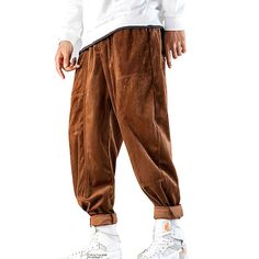 Uniqlo Outfit, Sweatpants Streetwear, Plaid Print Shirt, Corduroy Pants Men, Trousers Mens, Camouflage Hoodie, Streetwear Men, Pants Loose, Top Streetwear