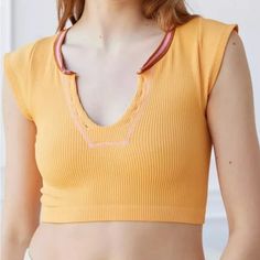 Such A Cute Top, Almost Brand New, Only Been Worn Once Grunge Crop Top, 2000s Clothing, Crop Top Long Sleeve, Slim Fit Crop Top, Ribbed Tee, Stylish Caps, Crop Top Long, Y2k Fairy, Summer Streetwear