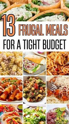 13 frugal meals for a tight budget